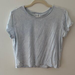 Bella Dahl Soft Blue Short Sleeve Tee